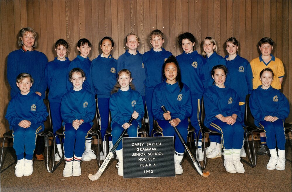 Junior School hockey Year 6, 1990