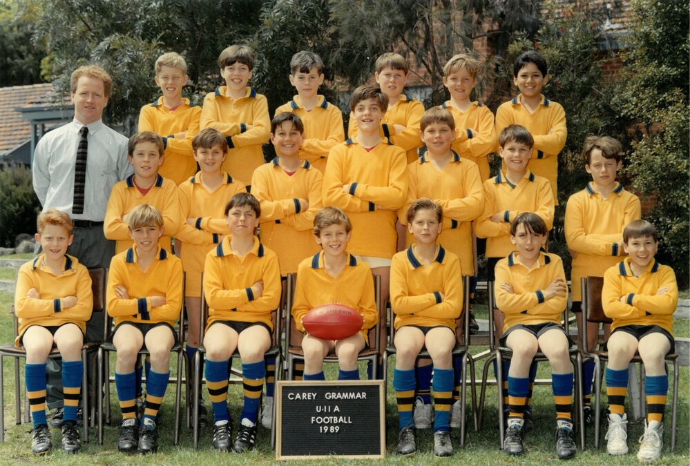 Under 11A football team, 1989