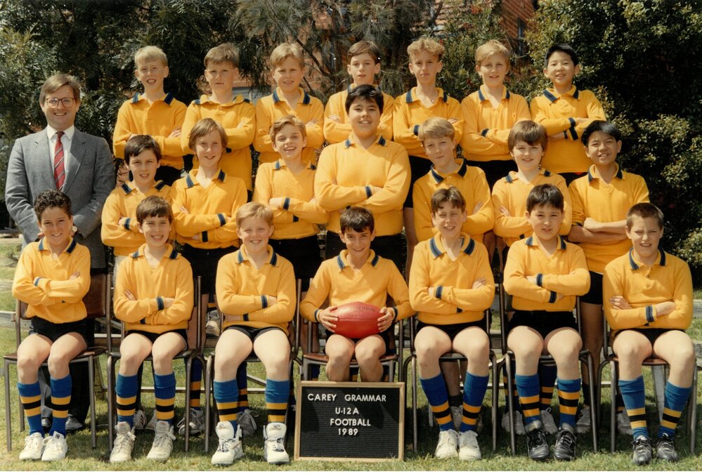 Under 12A Football team, 1989
