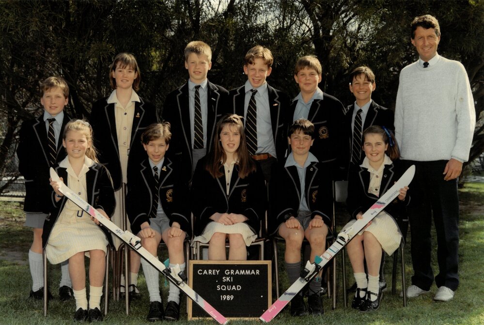 Junior ski squad 1989