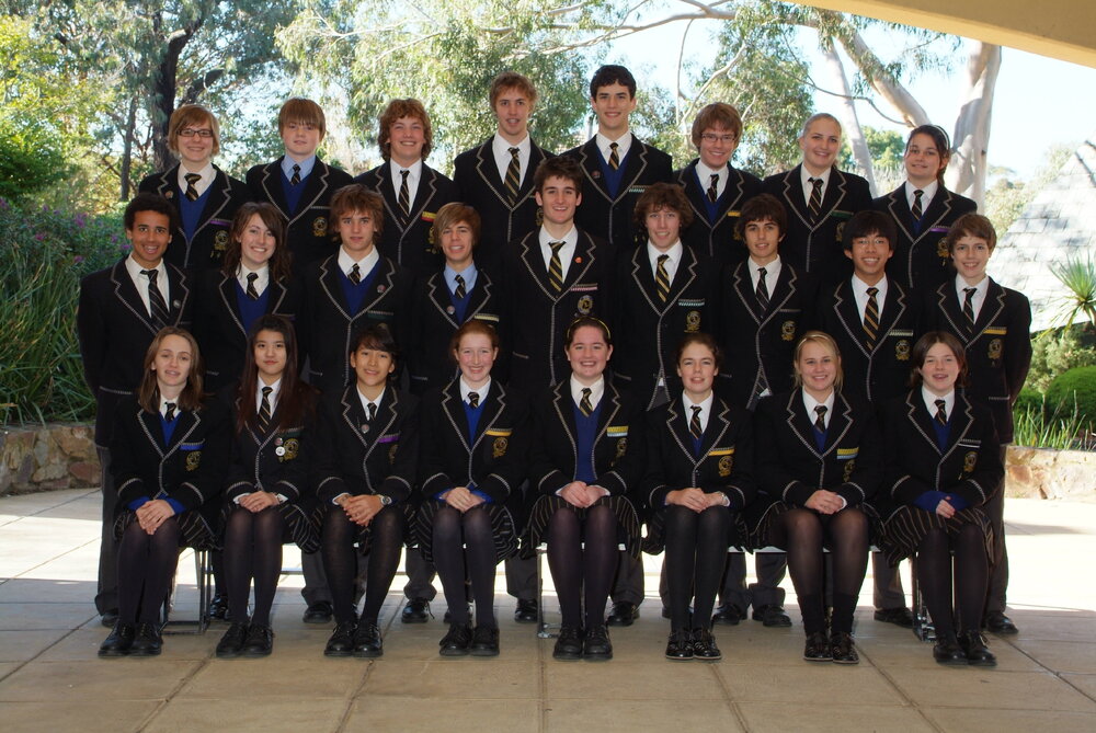 Senior School theatre orchestra, 2007