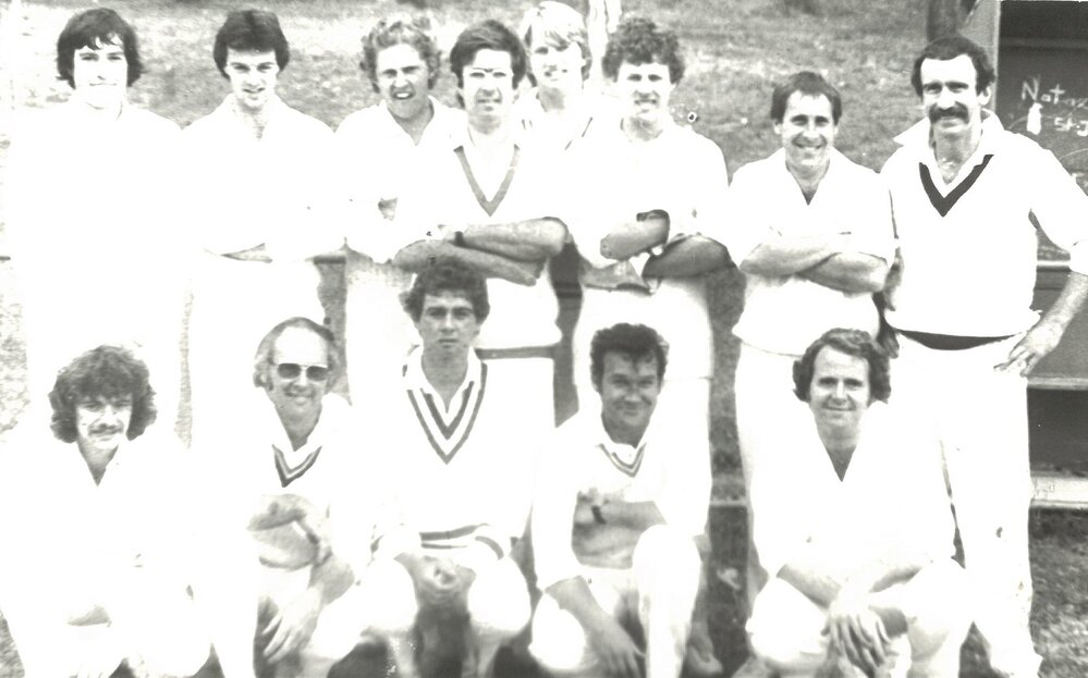 Old Carey cricket team, circa 1980