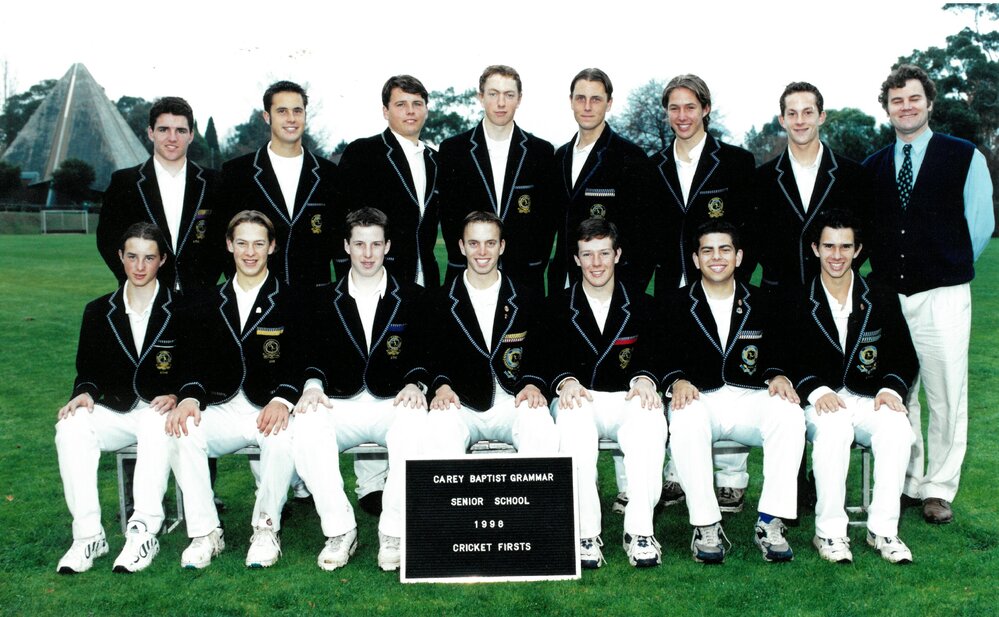 Boys' first cricket team, 1998