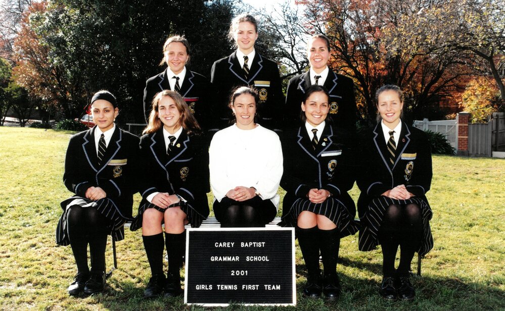 Girls first tennis, 2001