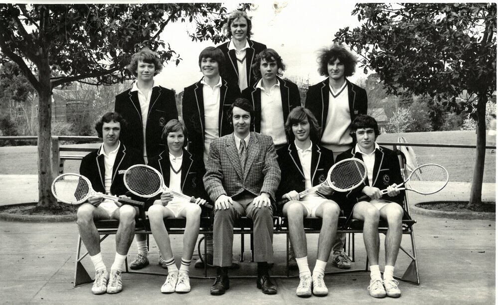 Summer tennis team (Open), 1973