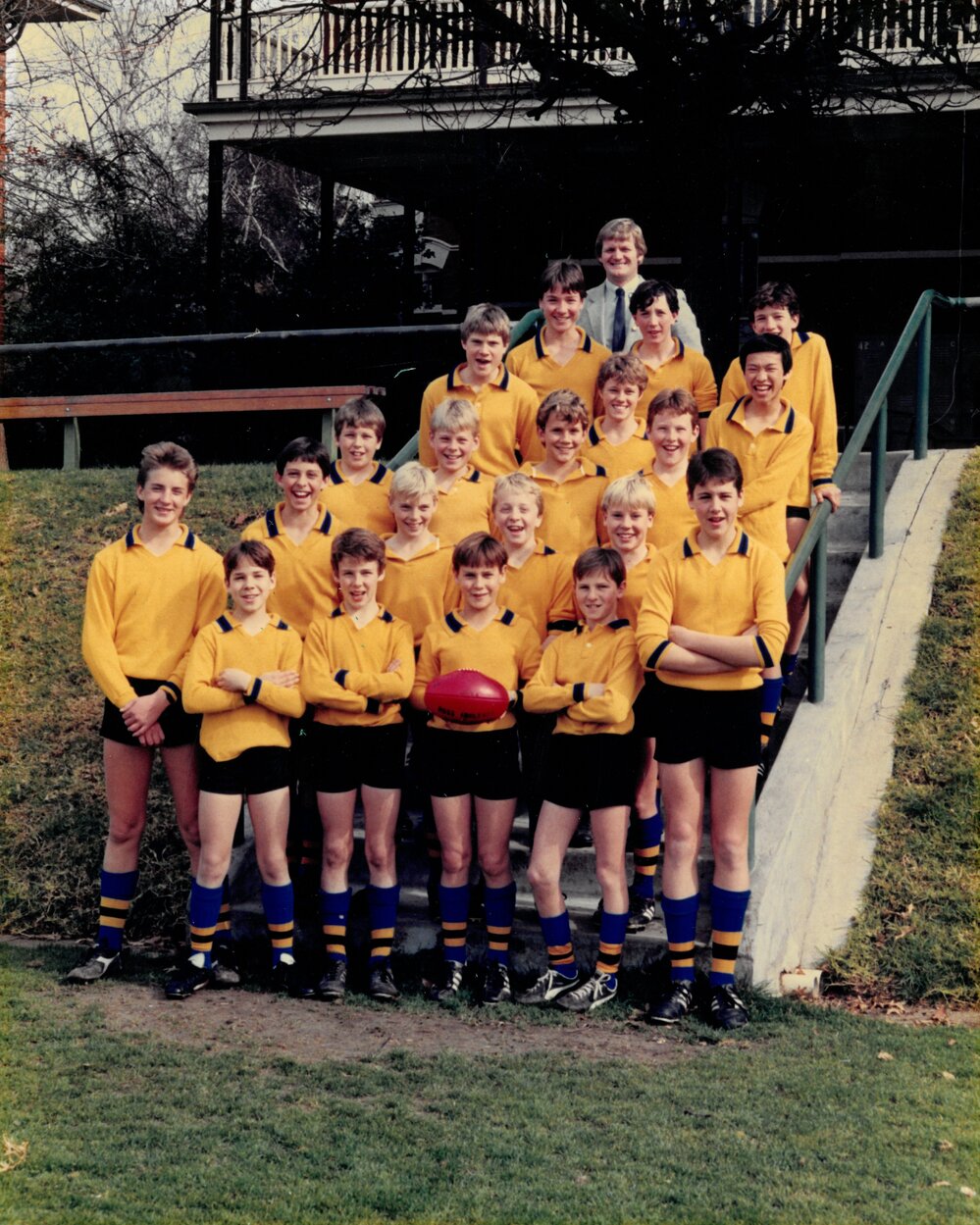 Junior School First XVIII Football team, 1986