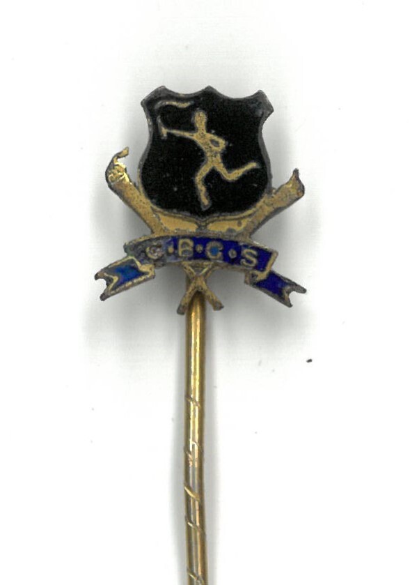 Carey lapel pin, circa 1933