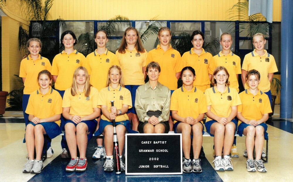 Junior Softball team, 2002