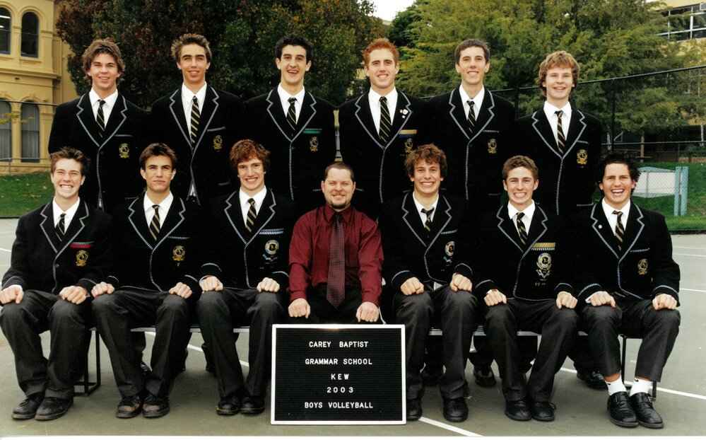 Boys volleyball team, 2003