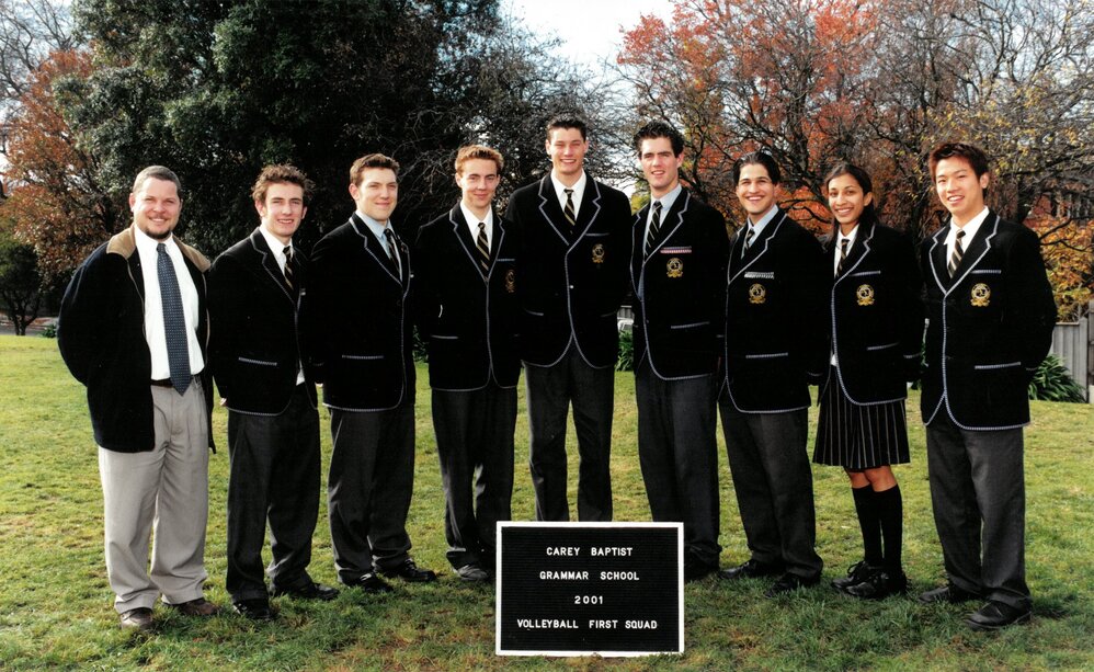 Volleyball first squad, 2001