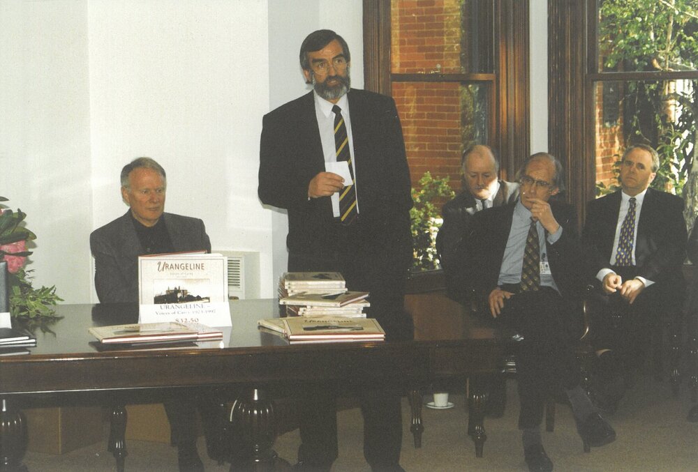 Launch of the book 'Urangeline', 1997