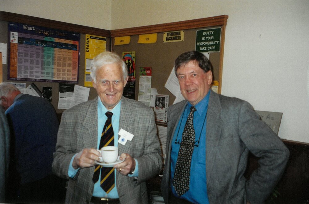 Past staff morning tea, 2003