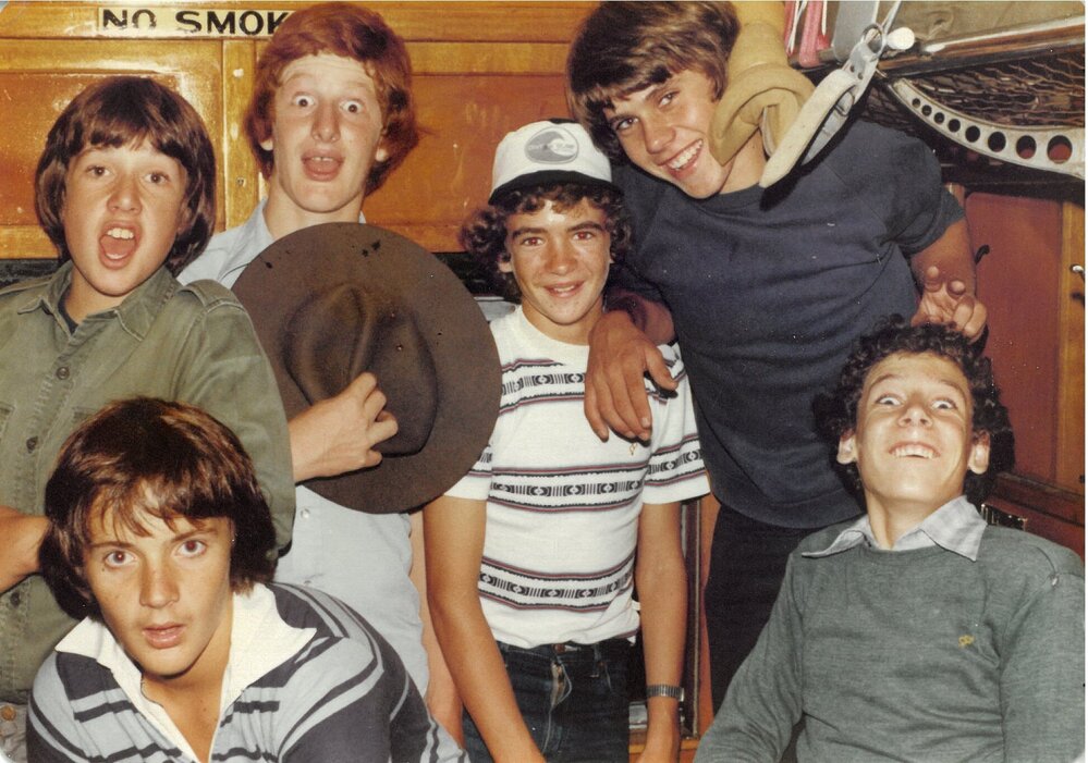 9C camp aboard 'The Vinelander', 1978