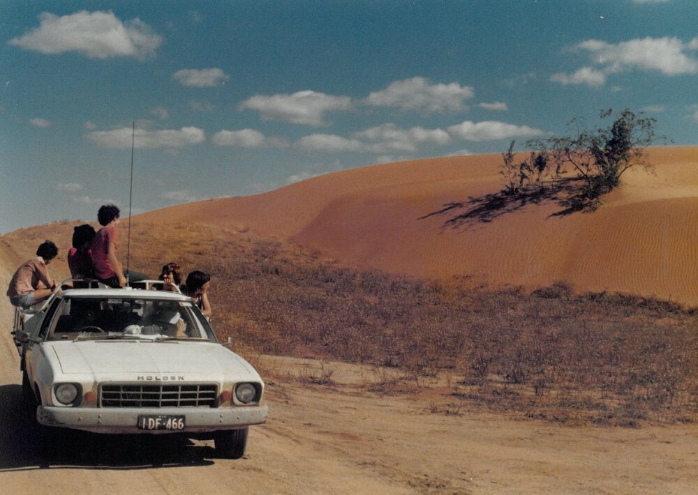 9C Camp bushwalking and dunes, 1978