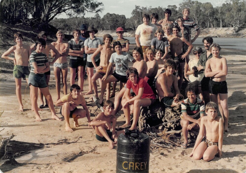 9C camp at Murray River, 1978