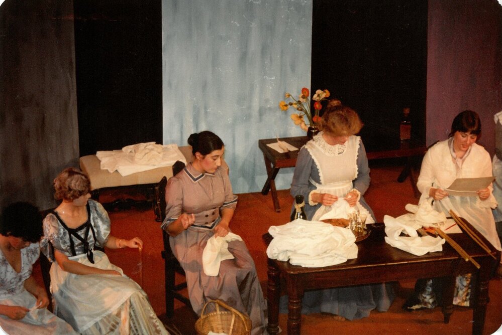 Performance of 'Women at war', 1981