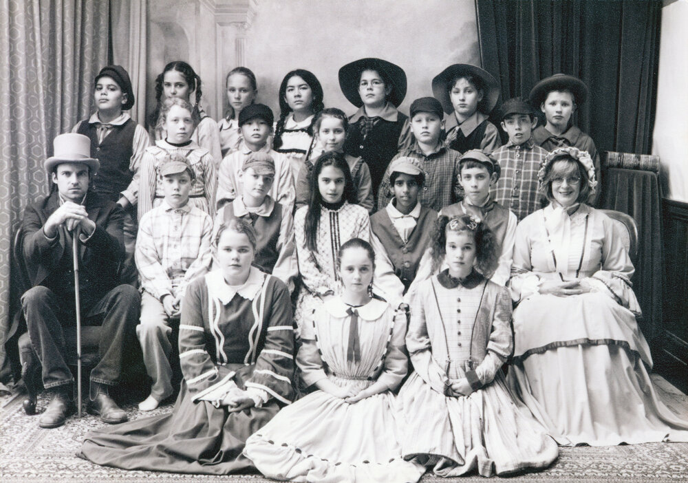 Donvale students at Sovereign Hill, 1990s