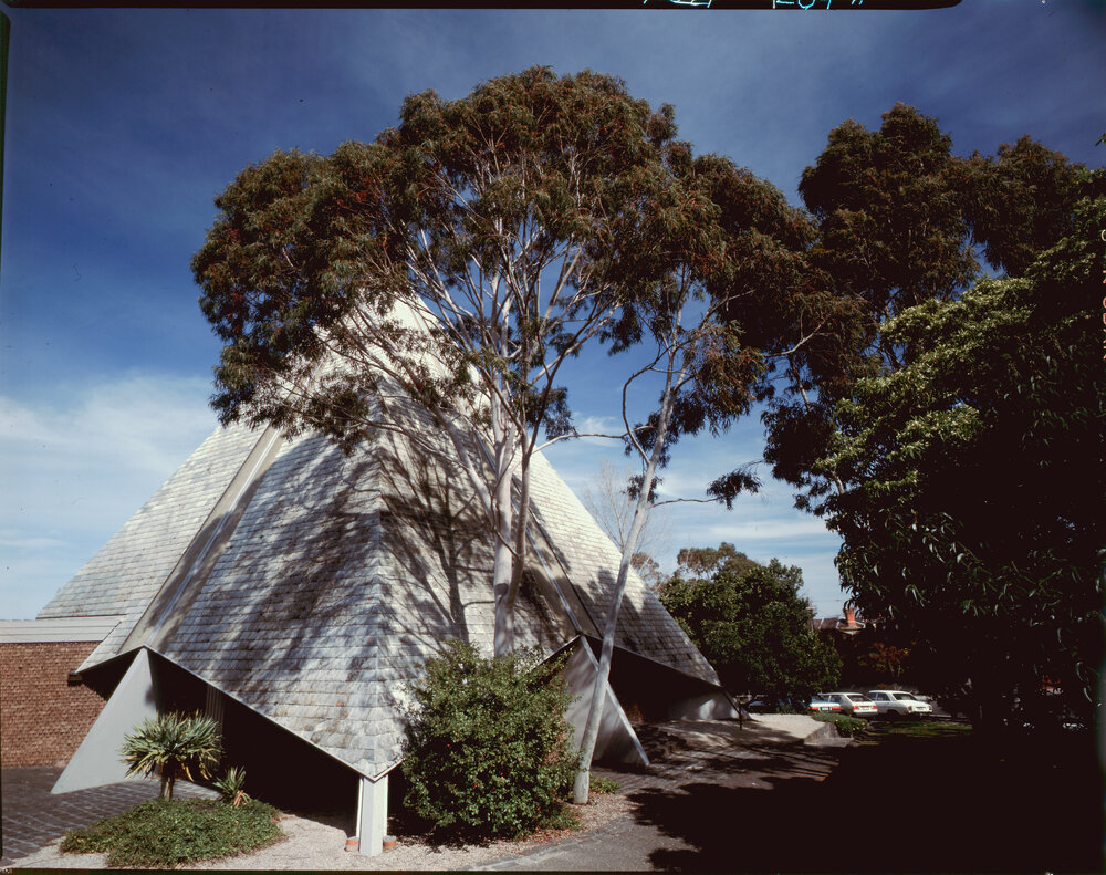 William Carey Chapel exterior, 1990s