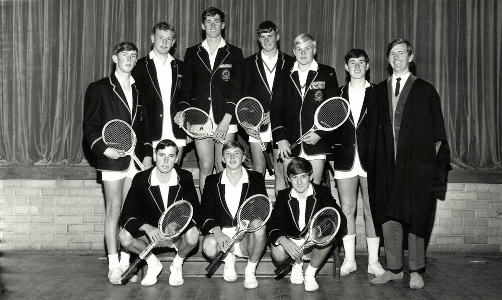 Tennis team, 1966