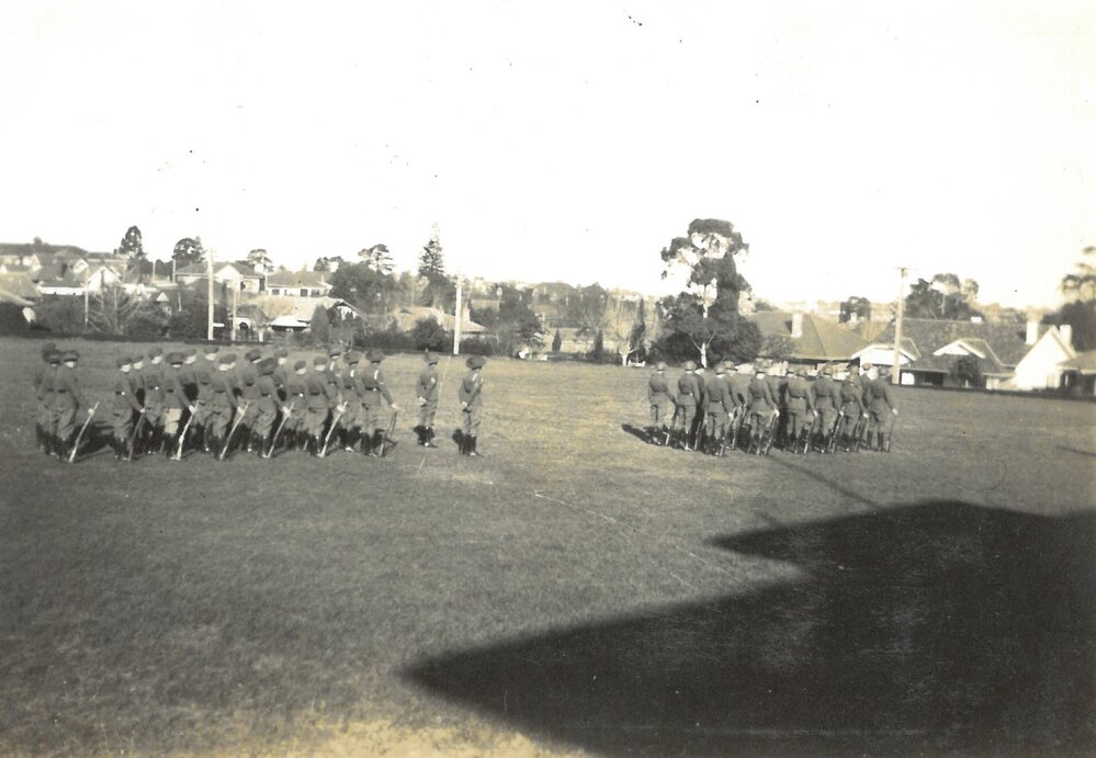 Official opening of the Carey Cadets Corps, 1942