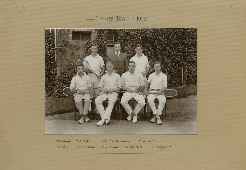 Tennis team, 1929