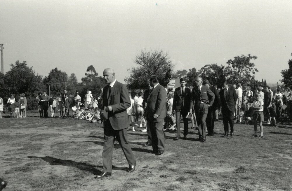 Dedication of the site for the Chapel and Study Centre, 1969
