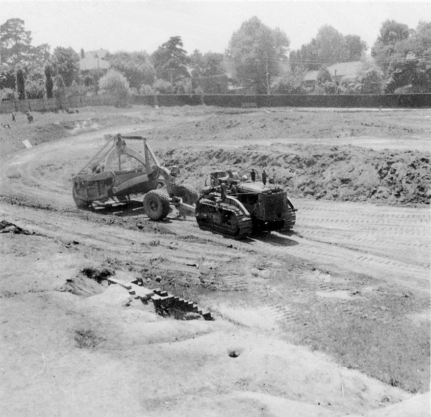 Enlargement of Sandell Oval, 1954