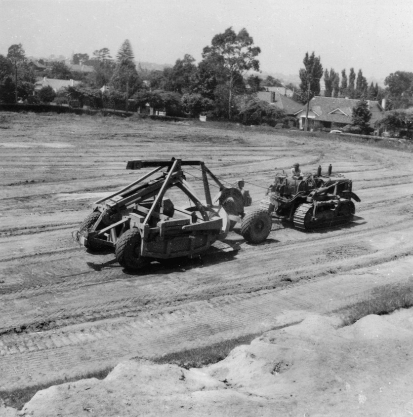 Enlargement of Sandell Oval, 1954