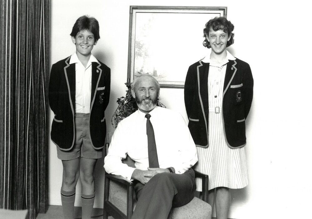 Co-captains of the Junior School, 1985
