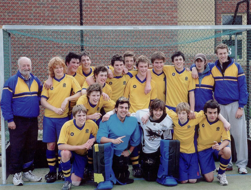 First boys' hockey premiership team, 2006