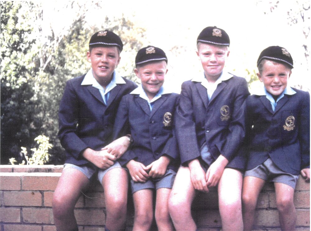 The Johnston boys, circa 1960s