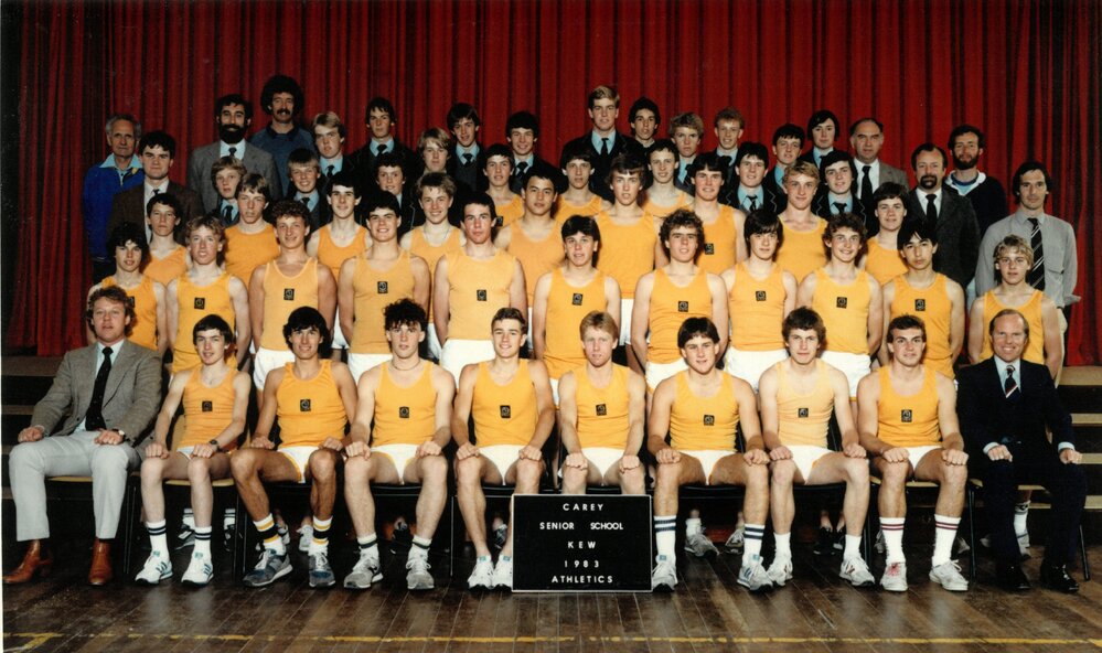 Boys' athletics, 1983