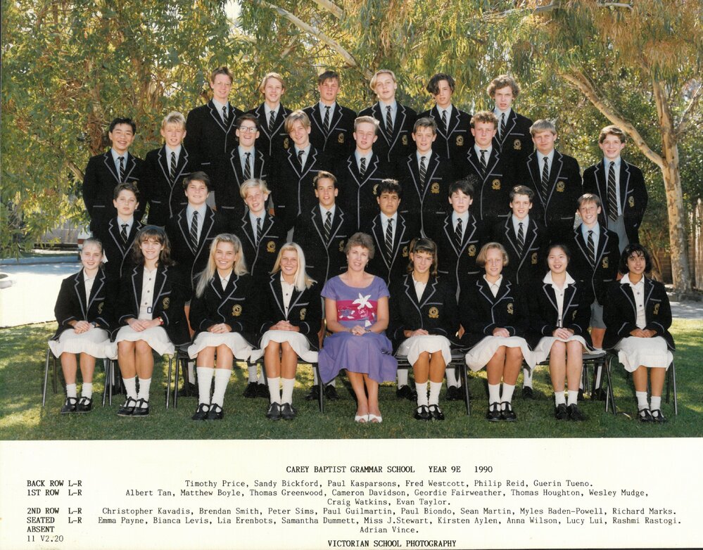 Year 9E, 1990