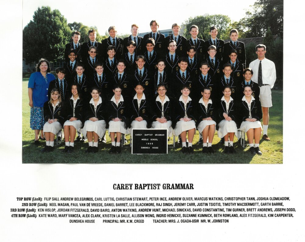 Middle School Dunshea House, 1995