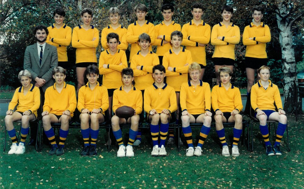 Under 15A boys' football team, 1986