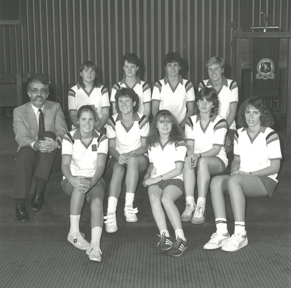 Girls' tennis team, circa 1984