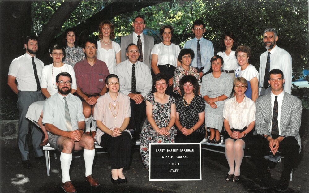 Middle School Staff, 1994