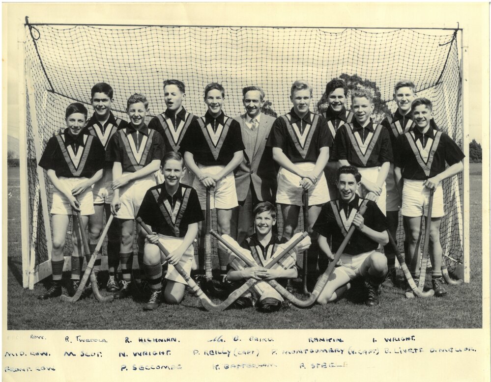 U16 hockey team, 1958