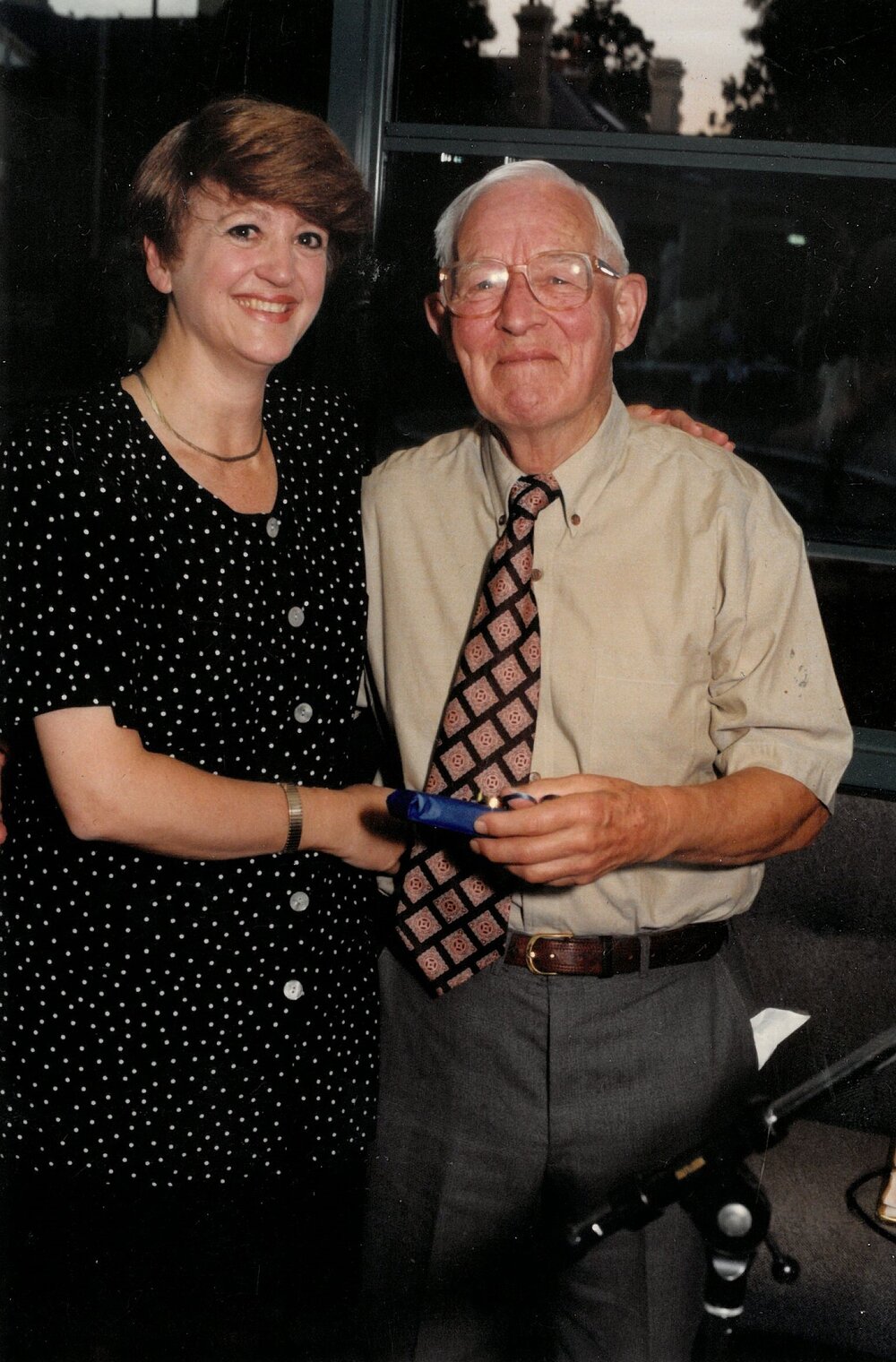 Bronwyn Bennett and Llew Evans, 1998