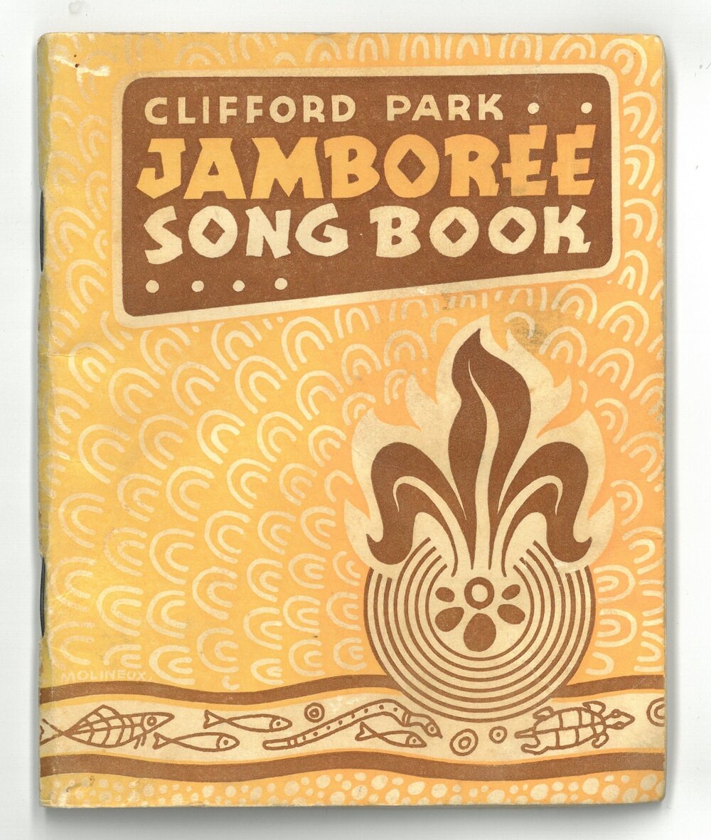 Clifford Park Jamboree song book, 1955