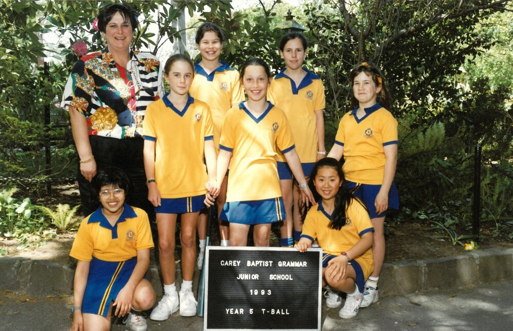 Year 5 T-Ball team, 1993