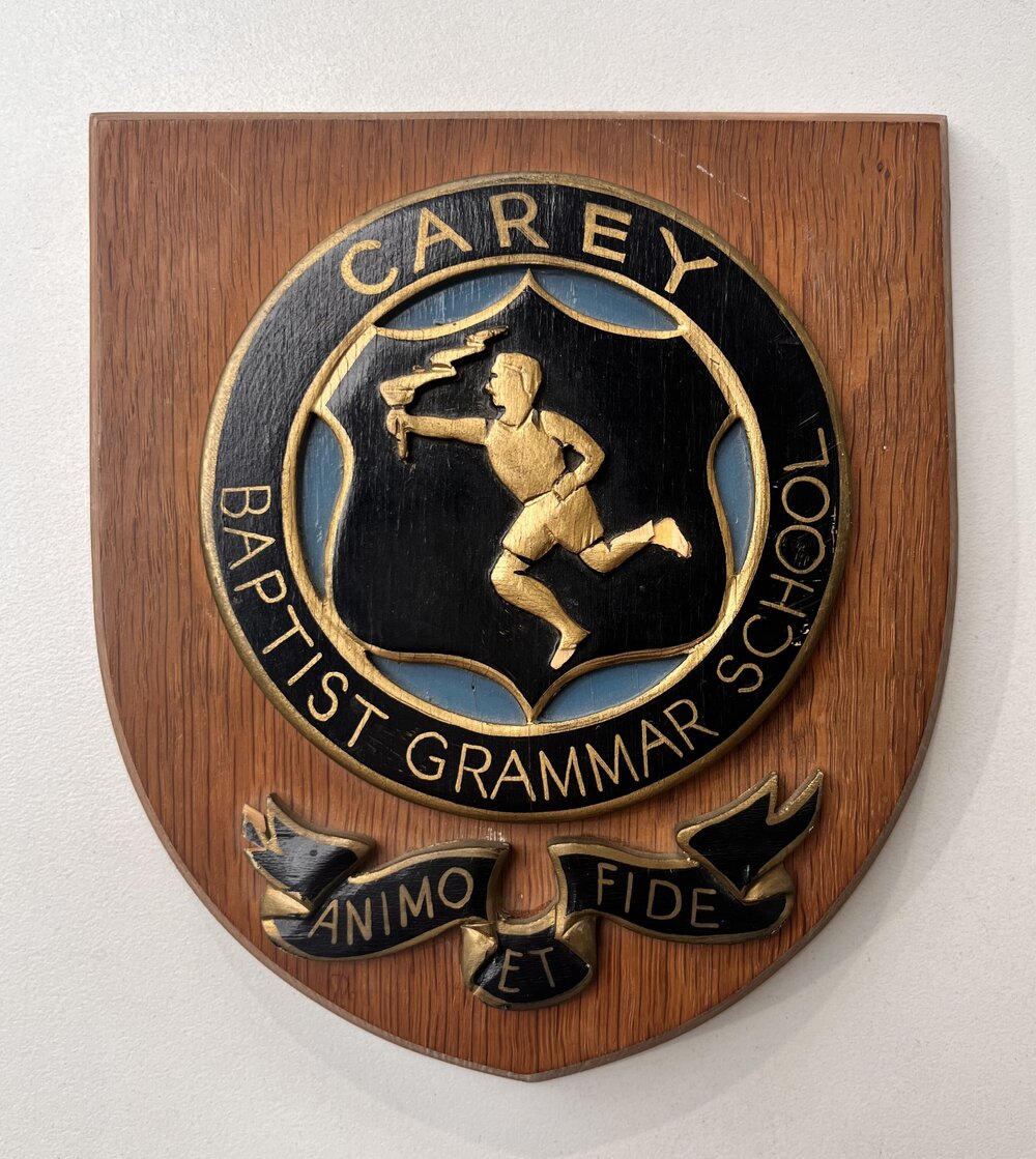 Carey wall plaque, circa 1940s
