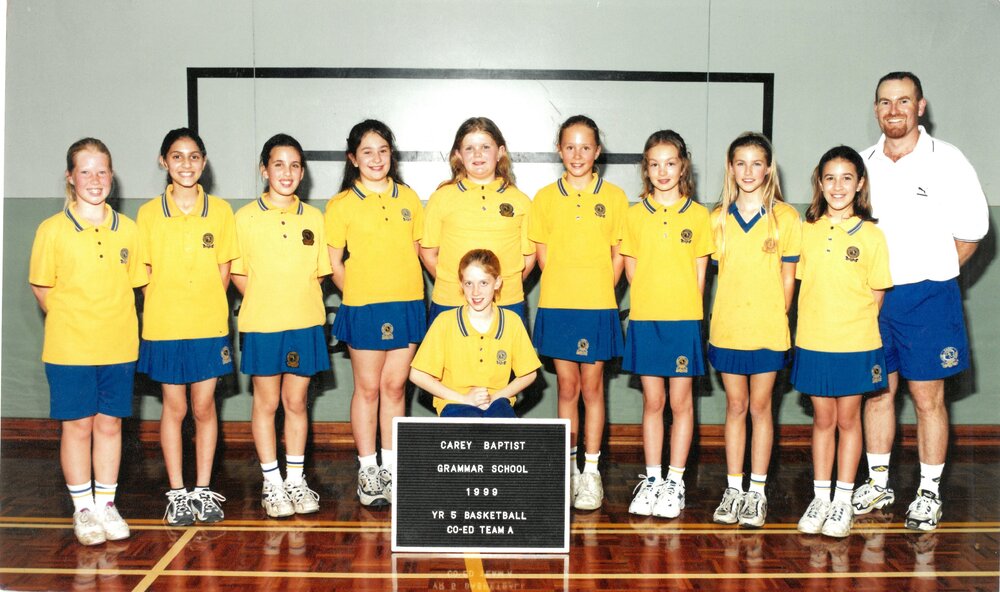 Donvale Year 5 Basketball Co-Ed Team A, 1999