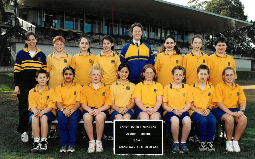 Junior School Basketball Year 6 Co-ed A&amp;B, 2001