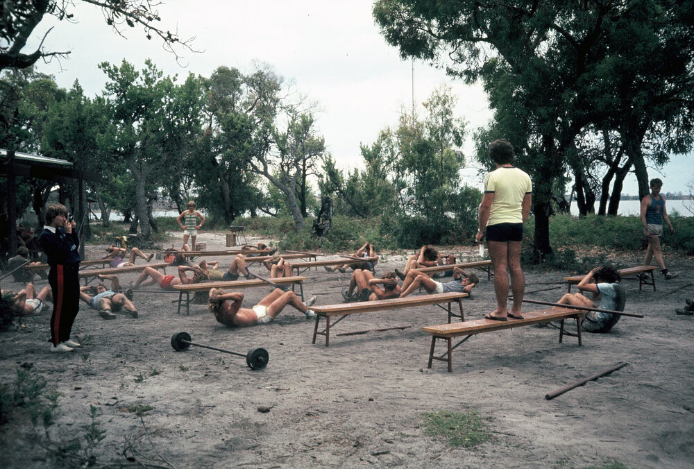 Toonallook rowing camp, 1982