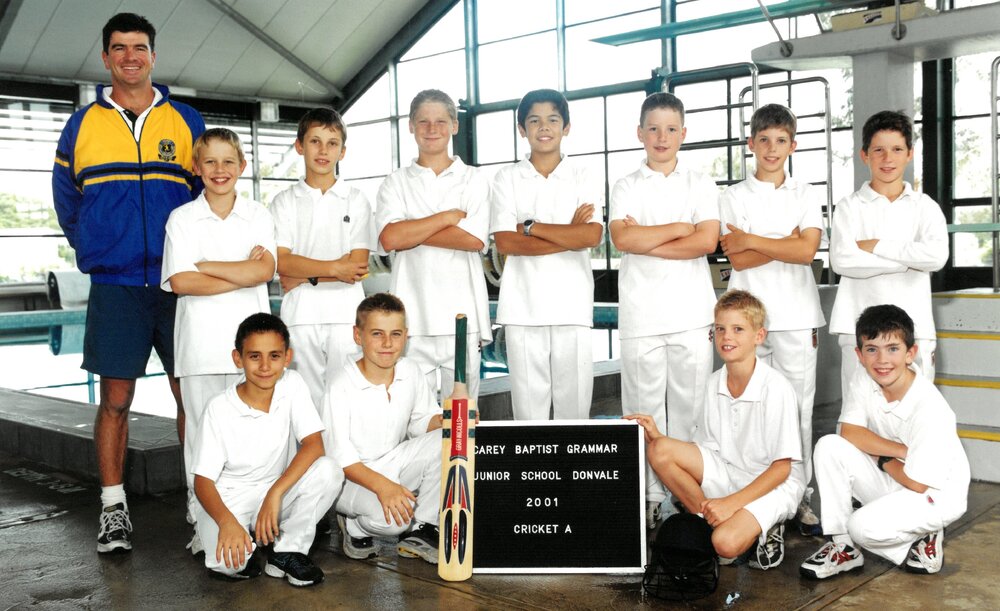Junior School Donvale Cricket A team, 2001