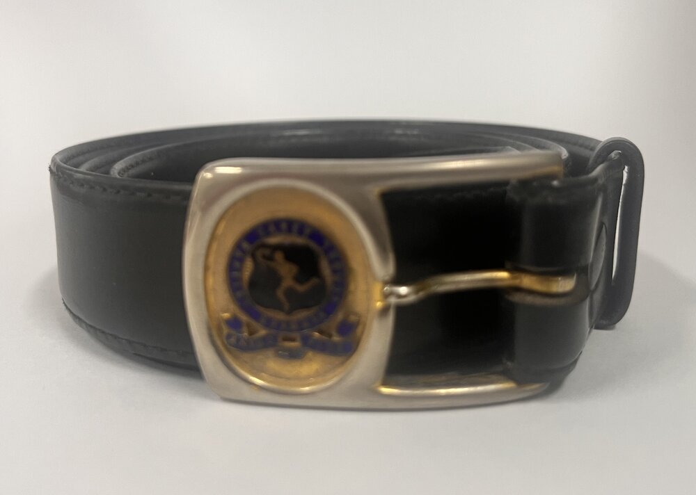 Black school belt, 1970s