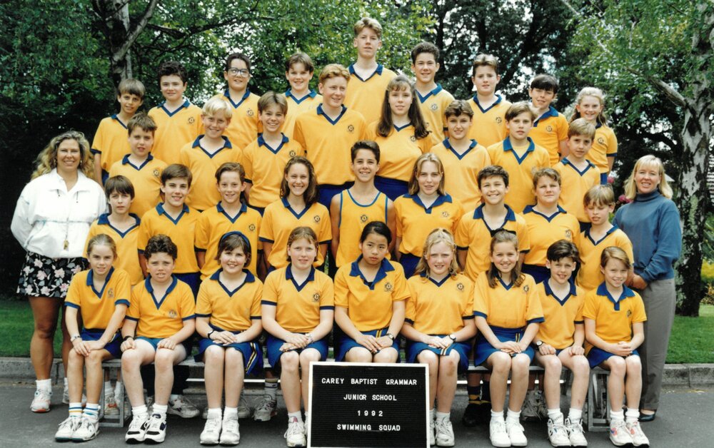 Junior School Swimming Squad, 1992
