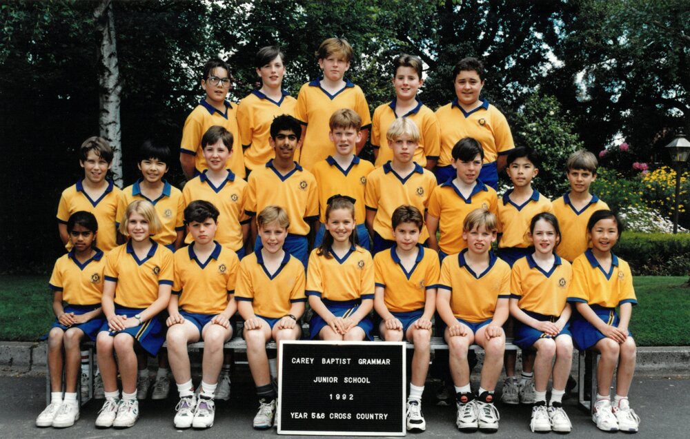 Year 5 and 6 Cross Country, 1992