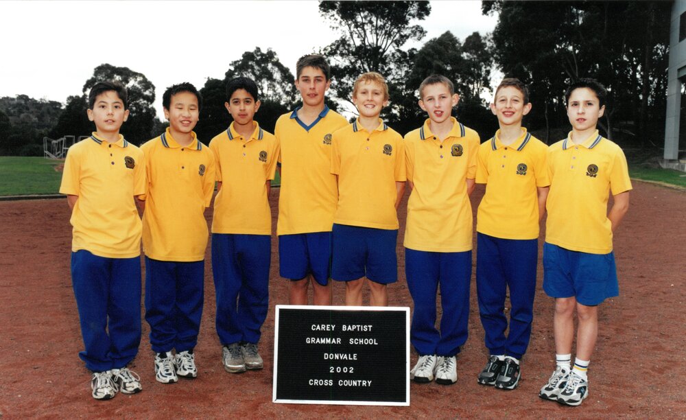 Donvale cross country team, 2002